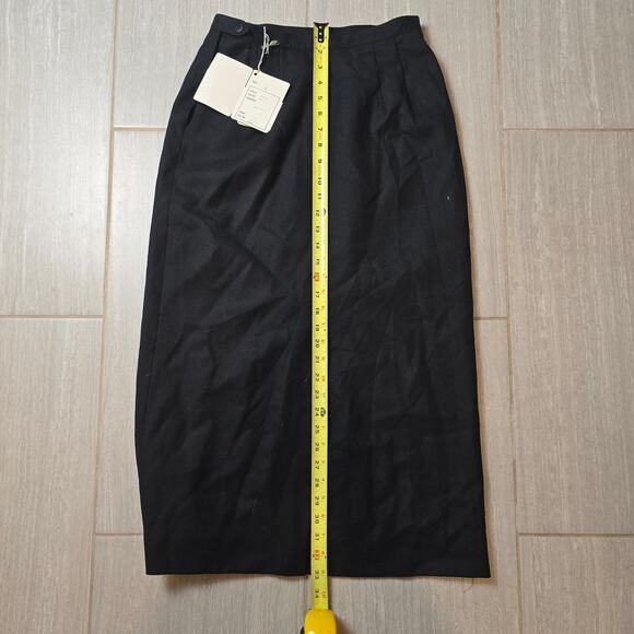 Vintage Christian Dior Career II pure worsted wool pencil skirt size 8 NWT - Picture 8 of 9